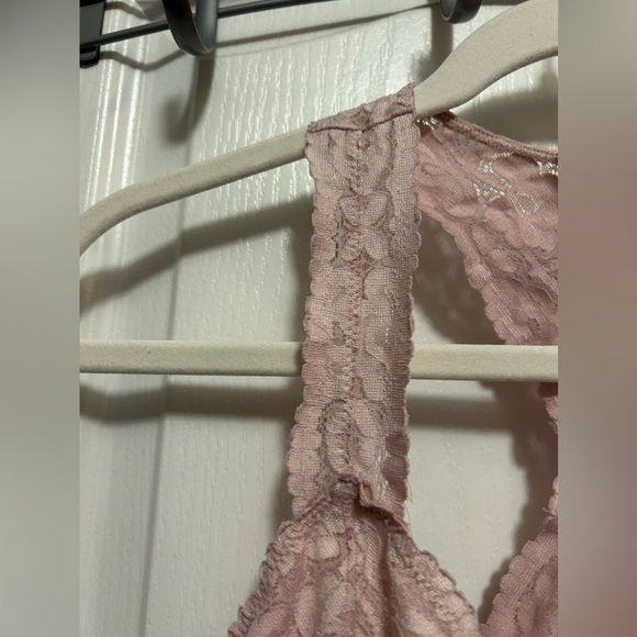 INTIMATELY Free People womens M galloon lace racerback bralette cottagecore boho - Picture 5 of 15
